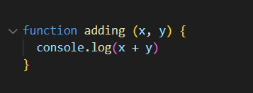 Defining a function